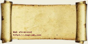 Jana Ljubišić vizit kartica